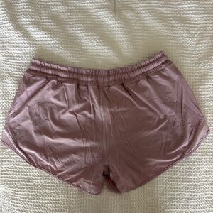 lululemon athletica Pink Athletic Shorts Lightweight Elastic Waist